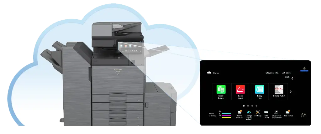 Sharp, Cloud, Email, Advanced Copier Technologies