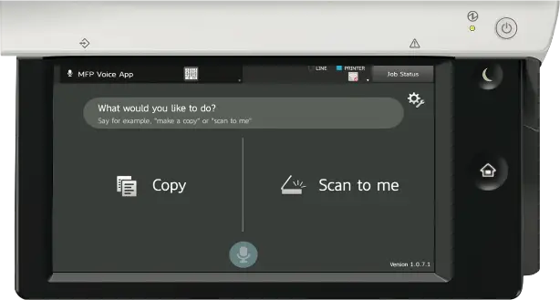 Mfp Voice Screen, Sharp, Advanced Copier Technologies